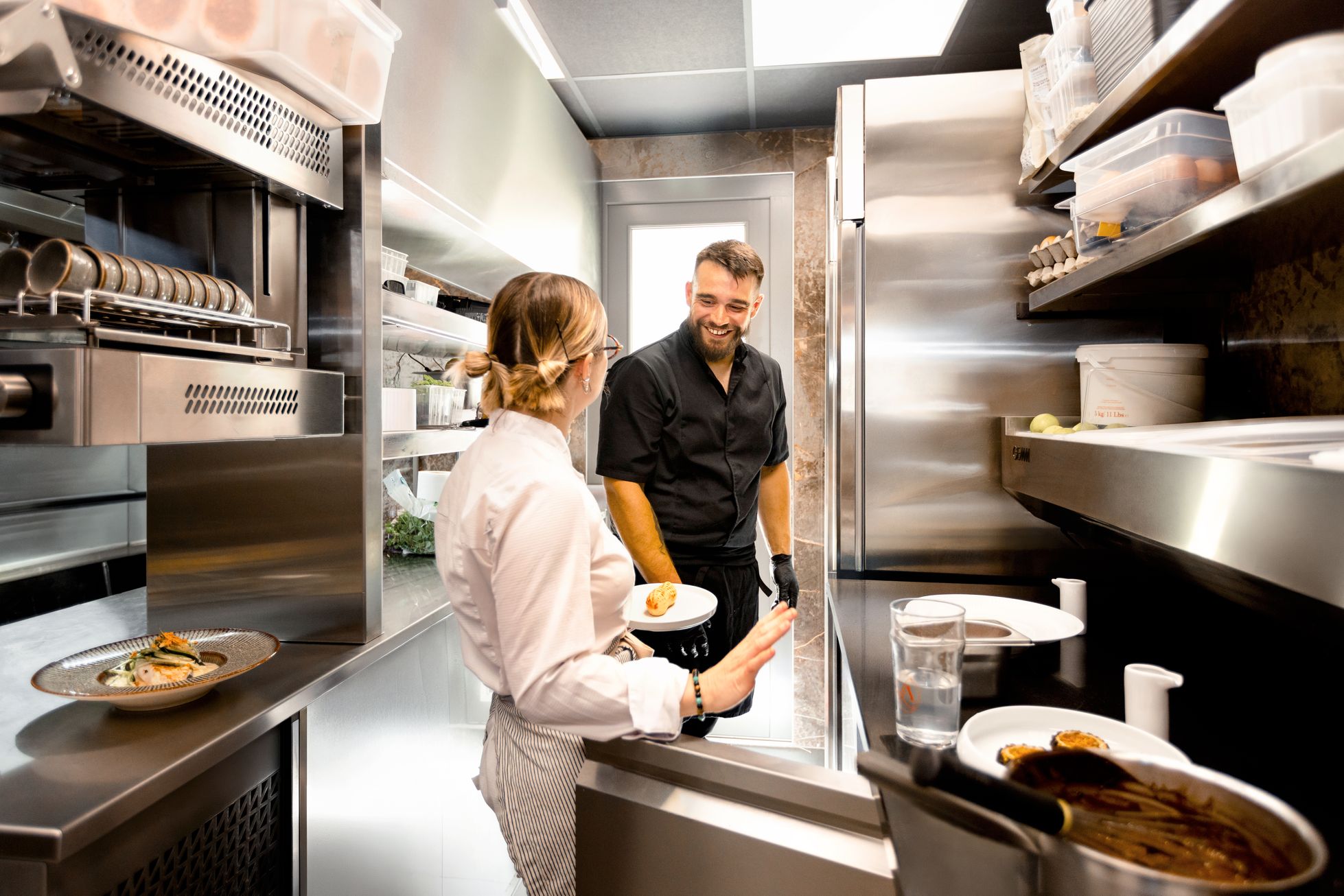 En cuisine · Restaurant L'Antiquaire, Vannes